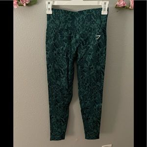 Gymshark Butterfly Leggings Teal S NWT